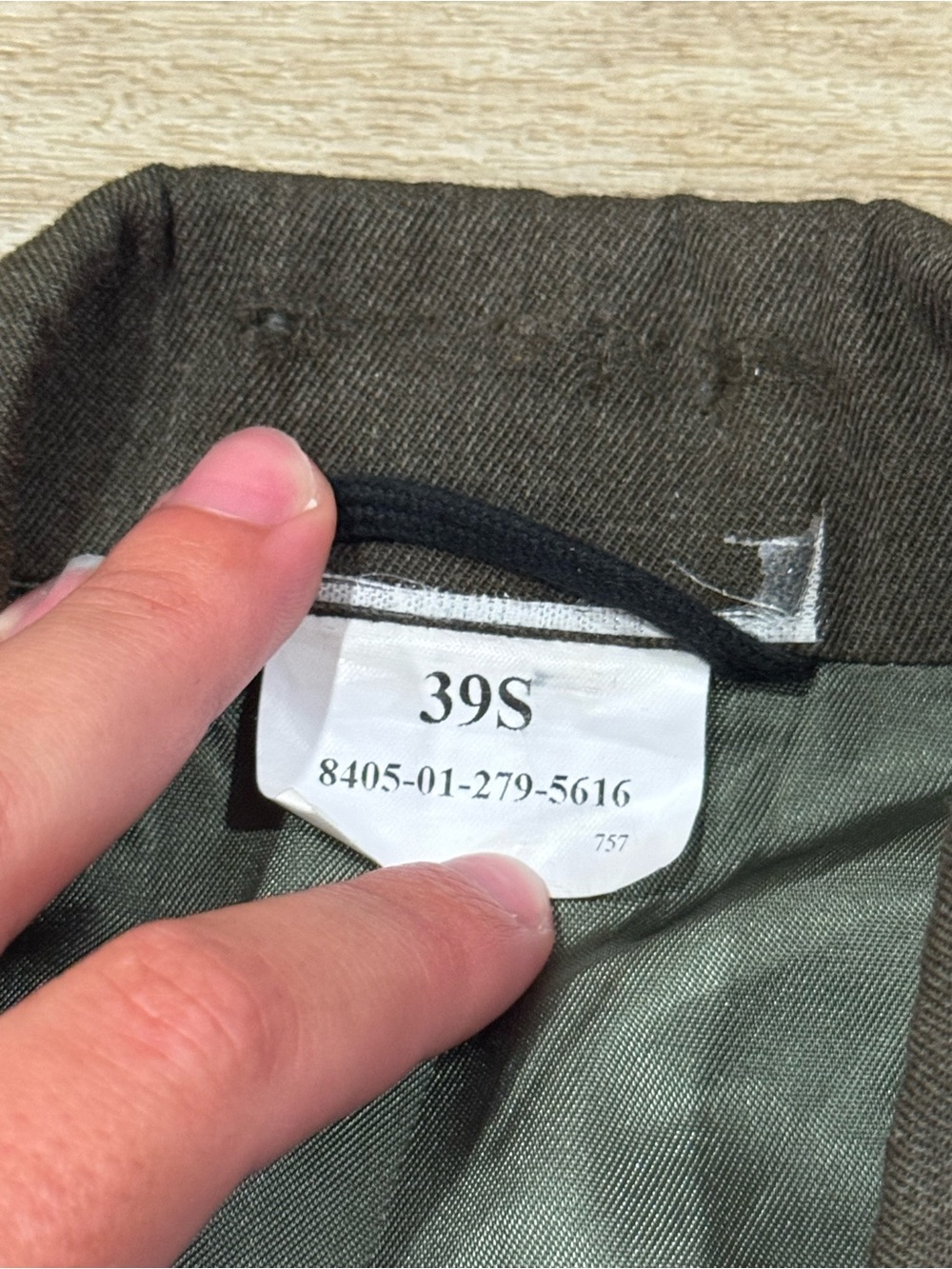 USMC Service Alpha Coat Green Size 39S - Picture 2 of 4